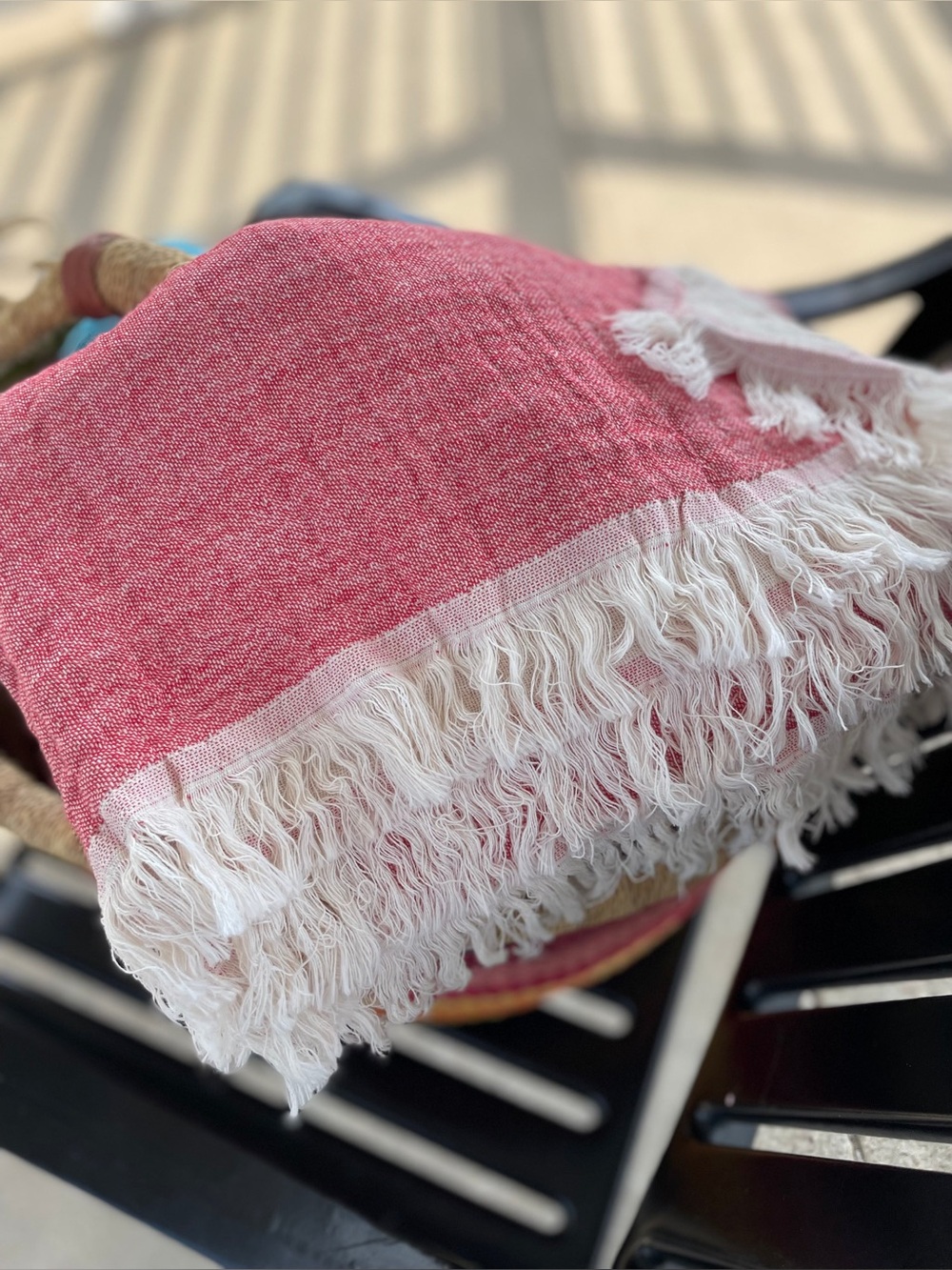 Muslin Towel Red